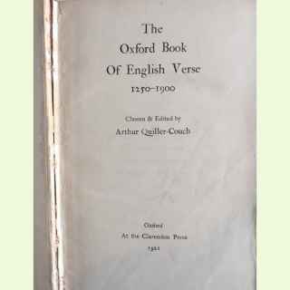 The Oxford Book of English verse 1250-1900.