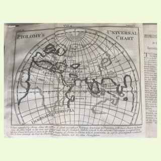Ptolomy's universal chart.