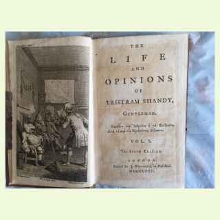 THE LIFE AND OPINIONS OF TRISTRAM SHANDY, GENTLEMAN .Volumes 1 and 2 only.