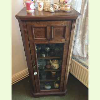 Antique Mahogany Display Cabinet. (Only).
